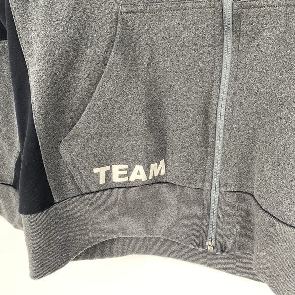 Peloton Full Zip Team Hoodie Sweatshirt Black and Gray Men's Size S - Picture 5 of 8